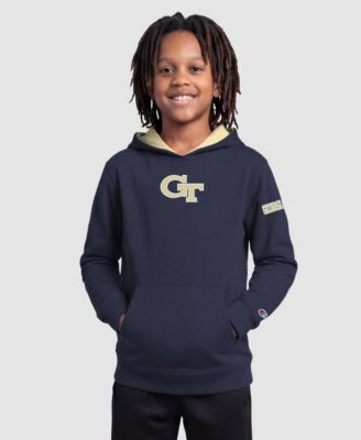 Big Boys' and Girls' Navy Georgia Tech Yellow Jackets Fleece Hoodie