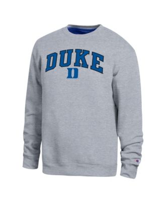 Men's Heather Gray Duke Blue Devils Arch Sweatshirt