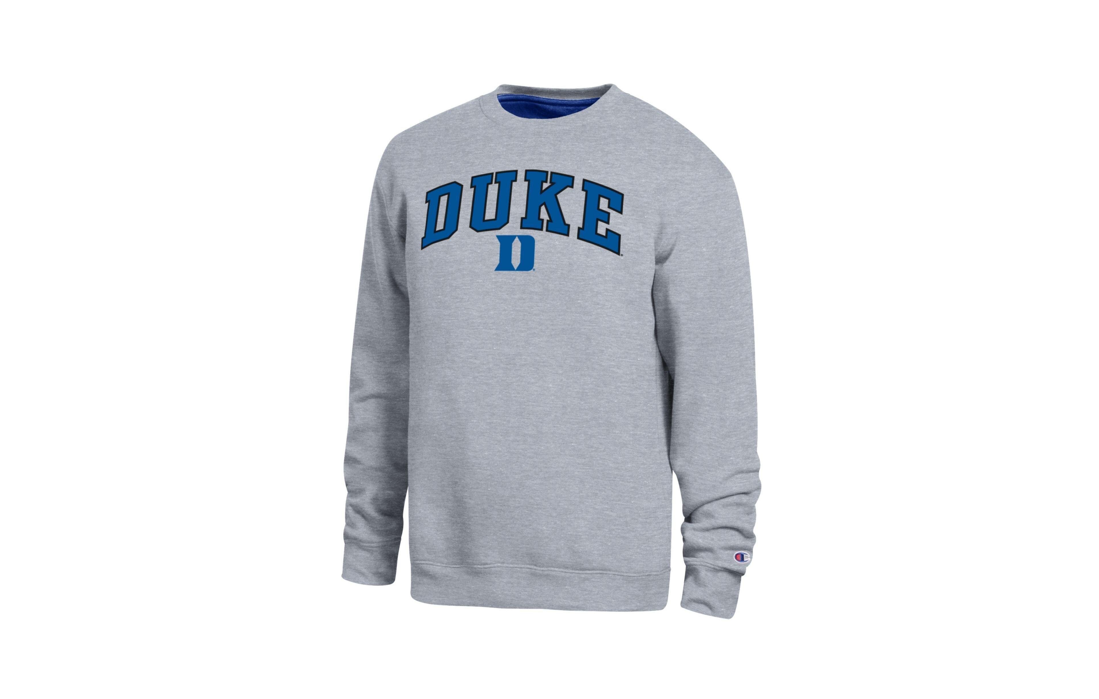 Champion Men's Heather Gray Duke Blue Devils Arch Sweatshirt