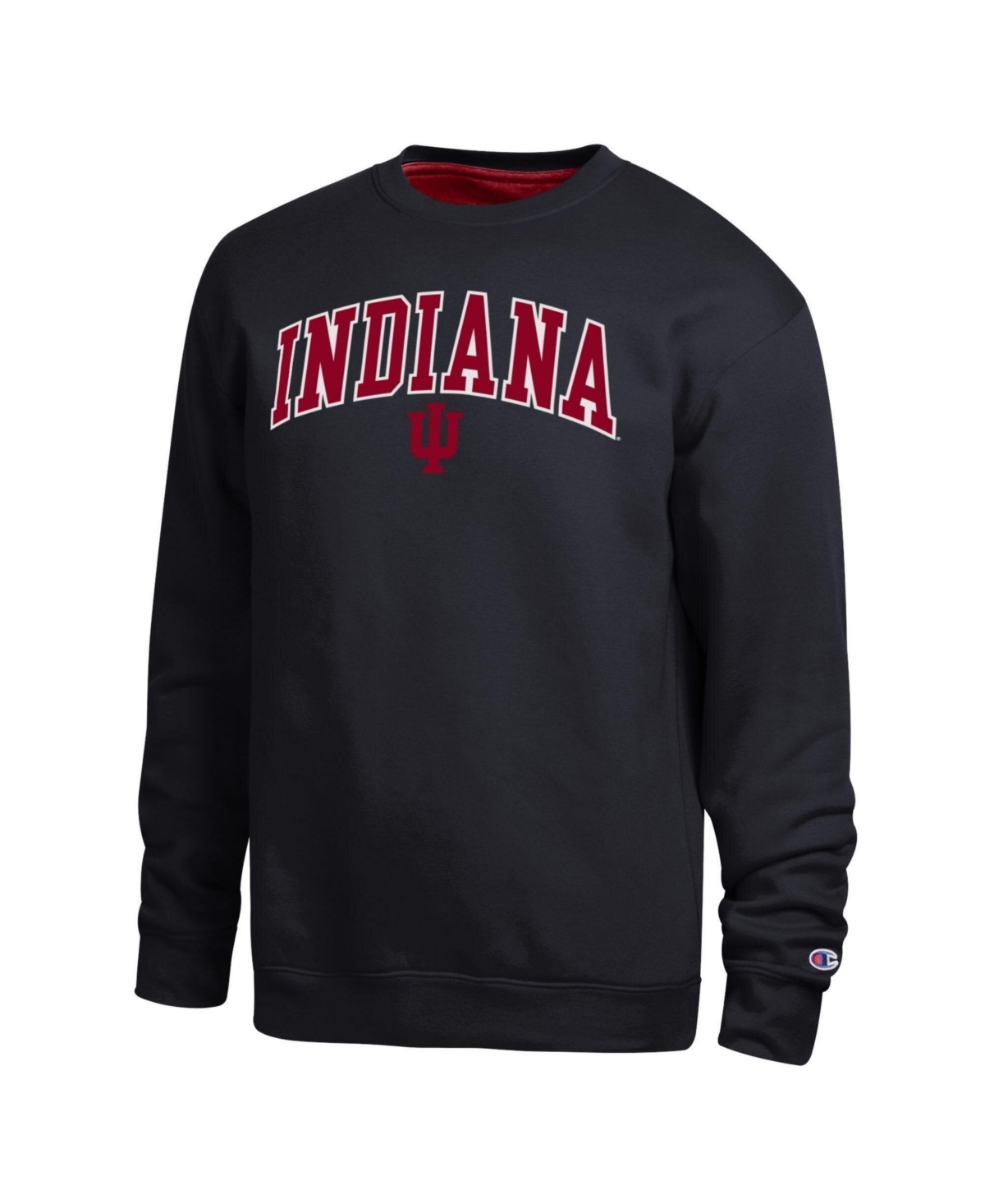 Champion Men's Black Indiana Hoosiers Arch Sweatshirt - Black