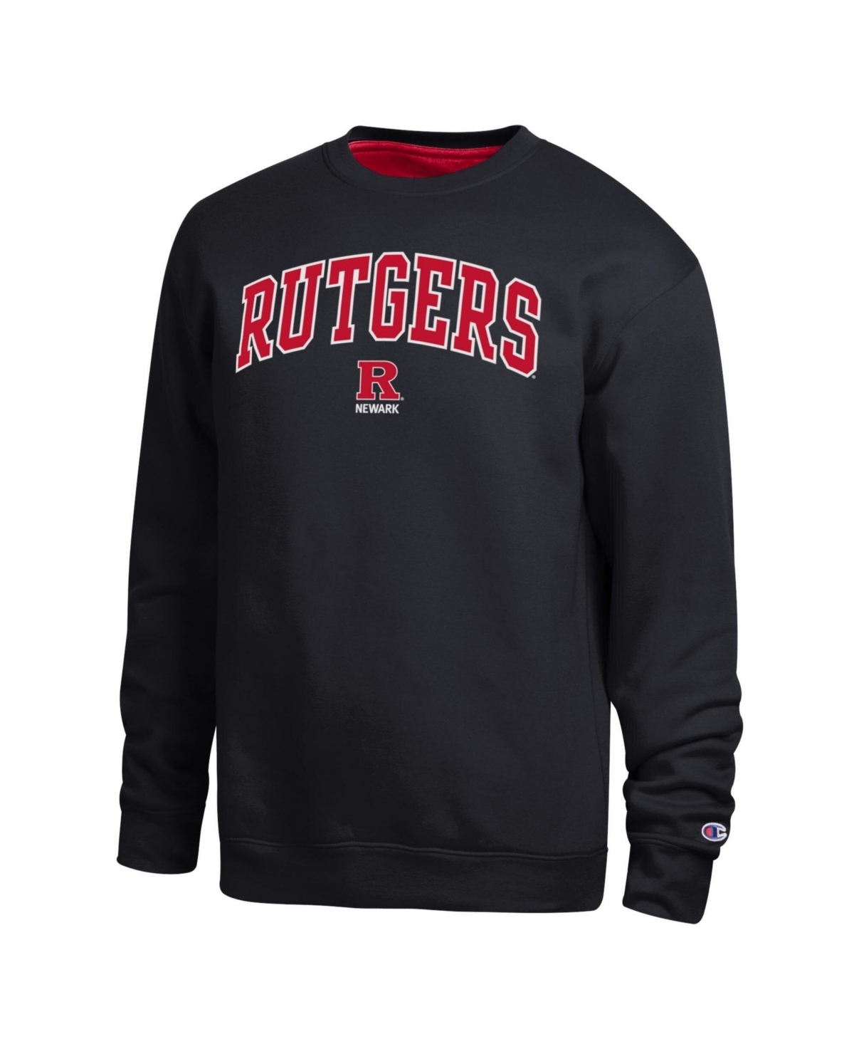 Champion Men's Black Rutgers Scarlet Knights Arch Sweatshirt - Black