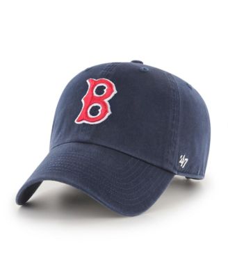 Men's Navy Boston Red Sox Cooperstown Collection Clean Up Adjustable Hat