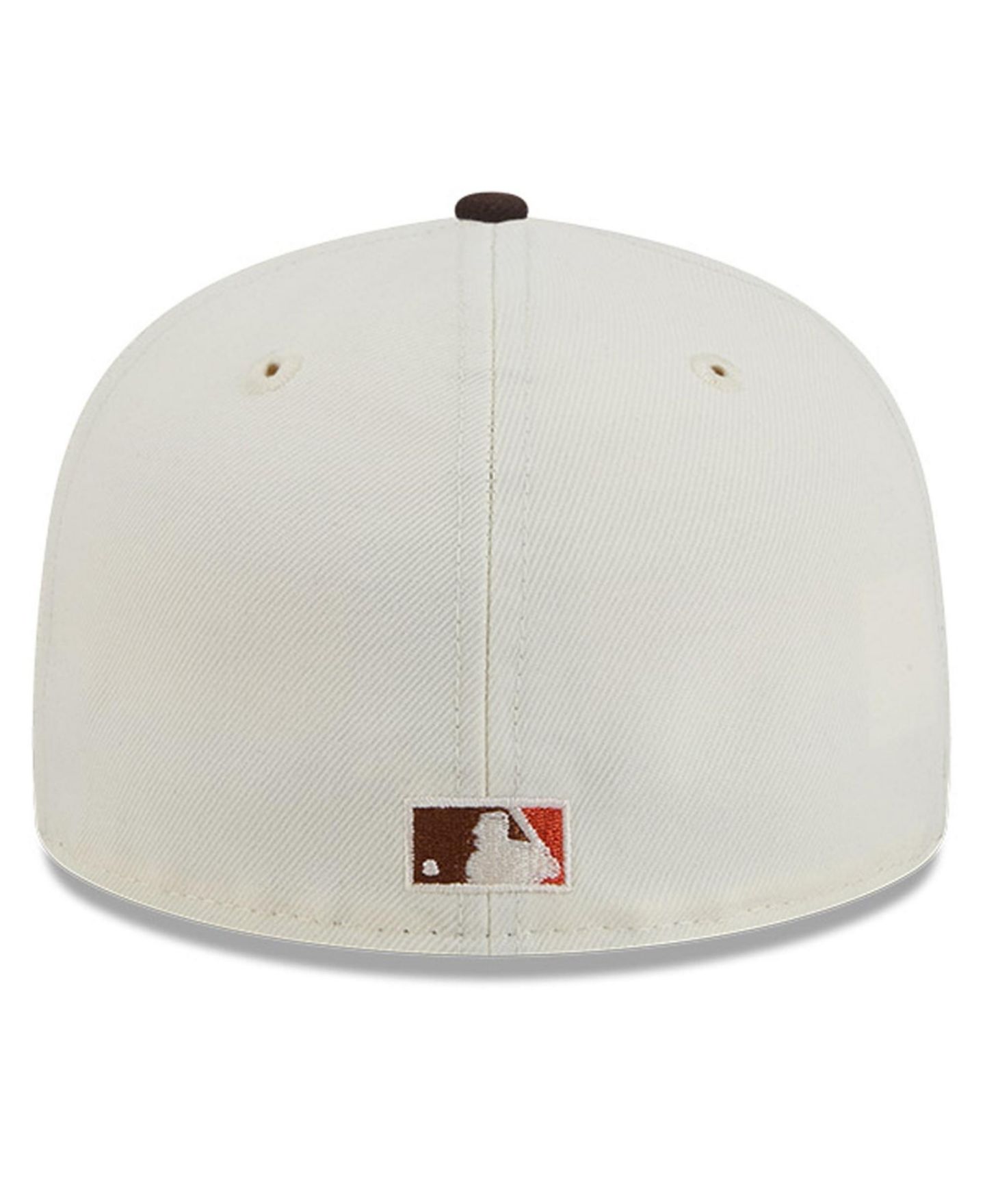 Мужская кепка New Era Natural/Brown Athletics Pumpkin Spice 59FIFTY Fitted Hat — фото 4