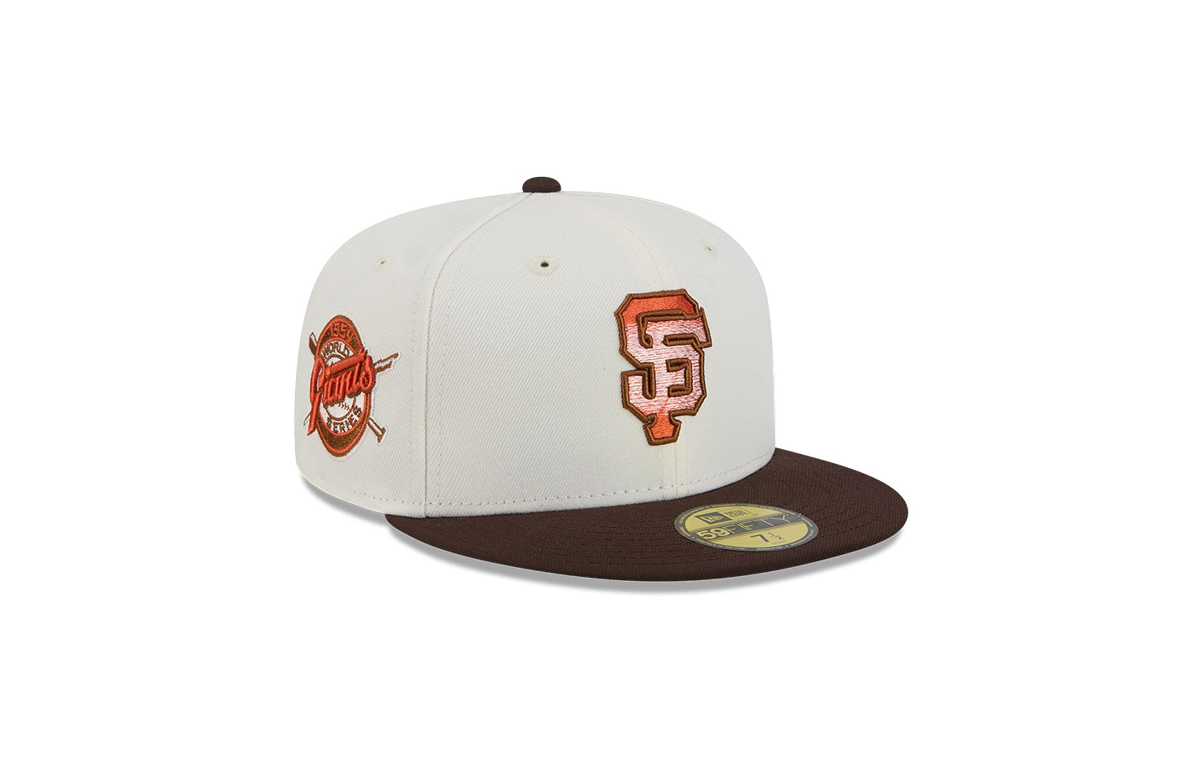 New Era Men's Natural/Brown San Francisco Giants Pumpkin Spice 59FIFTY Fitted Hat