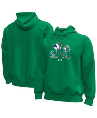Men's Kelly Green Notre Dame Fighting Irish Core Icon Fleece Pullover Hoodie