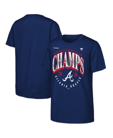 Детская футболка Fanatics Navy Atlanta Braves 2026 NL East Division Champions Locker Room