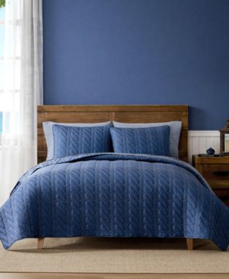 Rope Stitch Microfiber Quilt Sets
