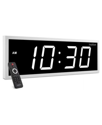 18" Digital LED Display Wall Clock with Timer