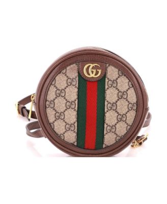 Mini Ophidia Round Backpack GG Coated Canvas