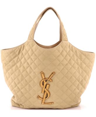 Maxi Icare Shopping Tote Quilted Nubuck