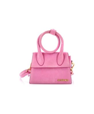 Le Chiquito Noeud Suede Mini Shoulder Bag