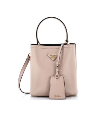 Small Panier Bucket Bag Saffiano Leather