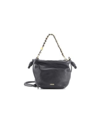 Mini Flamenco Knot Chain Purse Bag Leather