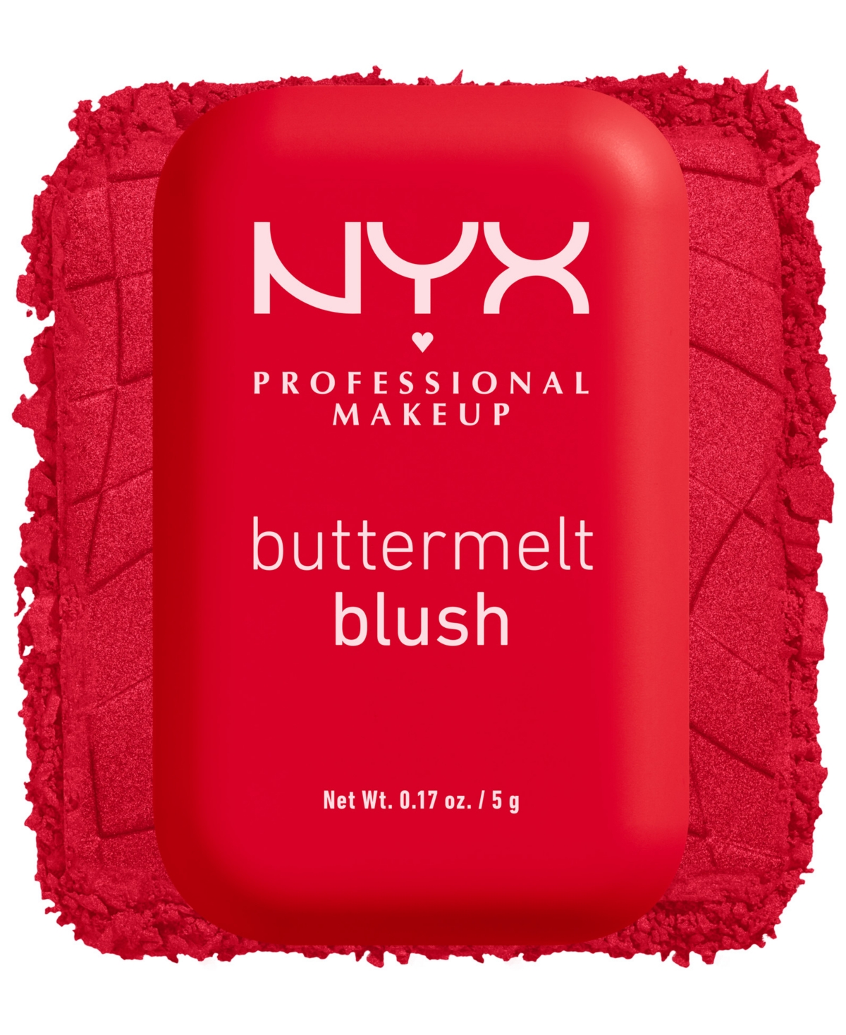 Nyx Professional Makeup Buttermelt Powder Blush, 0.17 oz. - Butta Cherry Pop