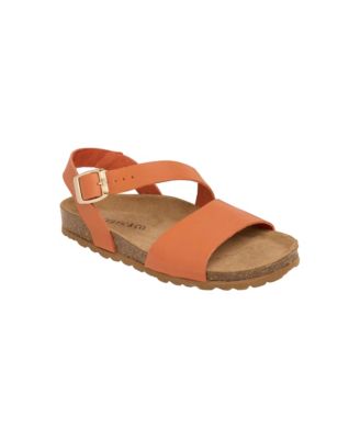 Women's Aysmetric Strap Ankle-Strap Arch-Support Flatform Sandals