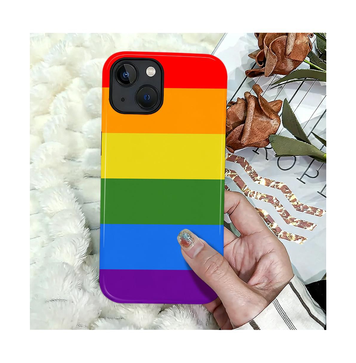 Lisen Dual-Layer Phone Case Compatible with Apple iPhone 14 Plus - Colorful for iphone 15 plus