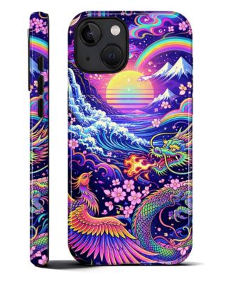 Phone Case Compatible with Apple iPhone 15 Pro, 2-Layer Durable, Celestial Union