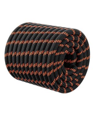 Double Braided Arborist Rigging Rope 1/2 IN X 100 Ft 48 Strands Polyester Heavy Duty