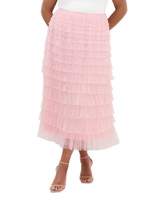 Women's Averi Tulle Midi Skirt