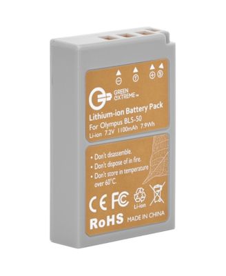 BLS-50 7.2V 1100mAh Lithium-Ion Battery Adapter Plate for Olympus and PEN Cameras