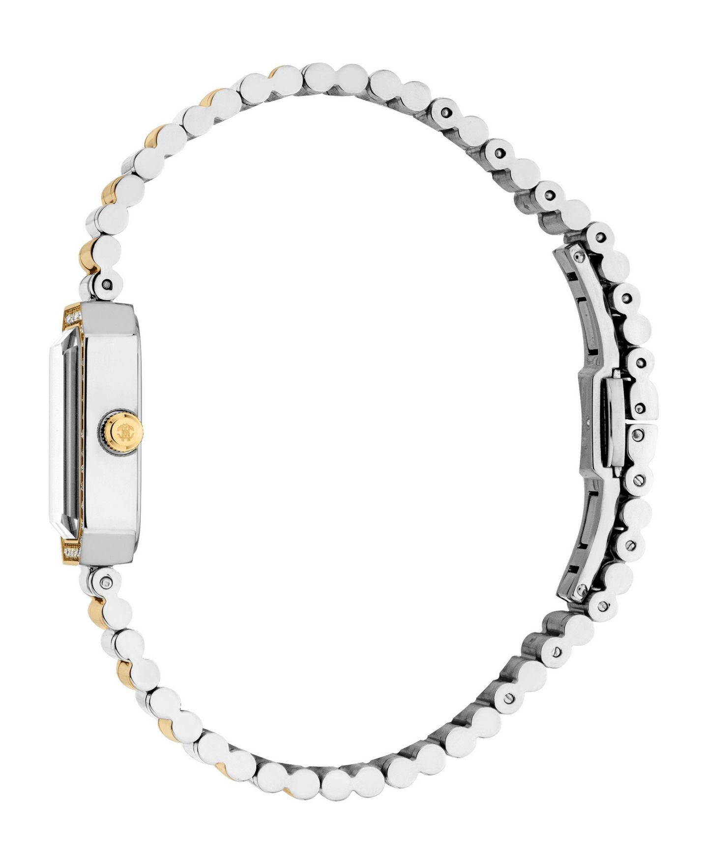 Женские часы Roberto Cavalli Quartz Water-Resistant Two-tone Stainless Steel Bracelet Watch, 20 mm, цвет: Двухцветный — фото 2
