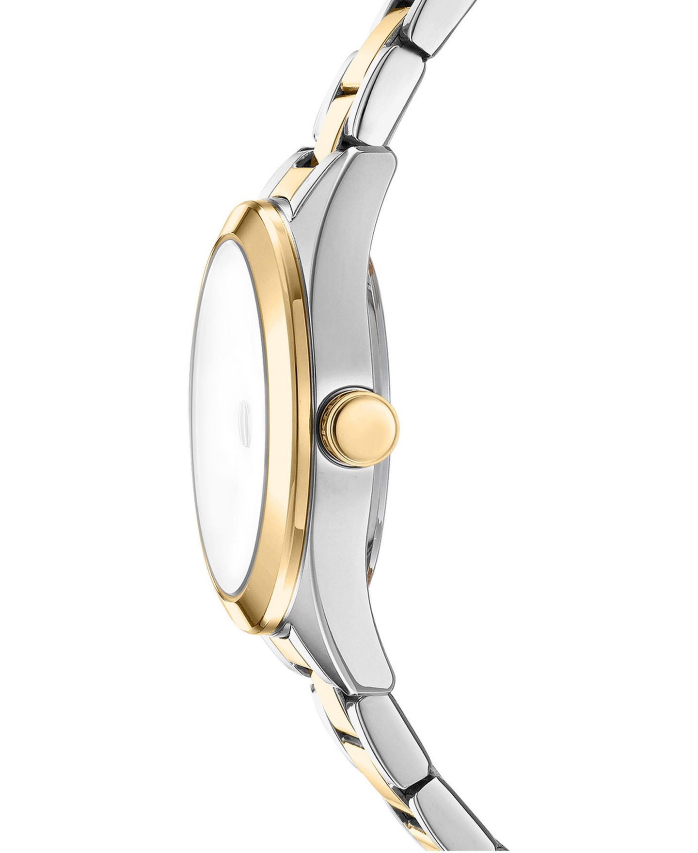Женские часы DKNY Quartz Two-Tone Stainless Steel Bracelet Watch, 30mm, цвет: Двухцветный — фото 3