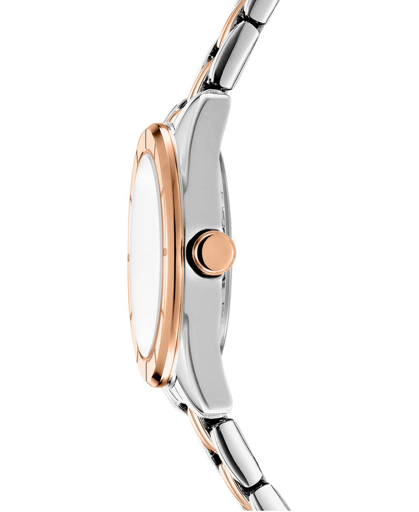 Женские часы DKNY Quartz Two-Tone Stainless Steel Bracelet Watch, 28 mm, цвет: Двухцветный — фото 3