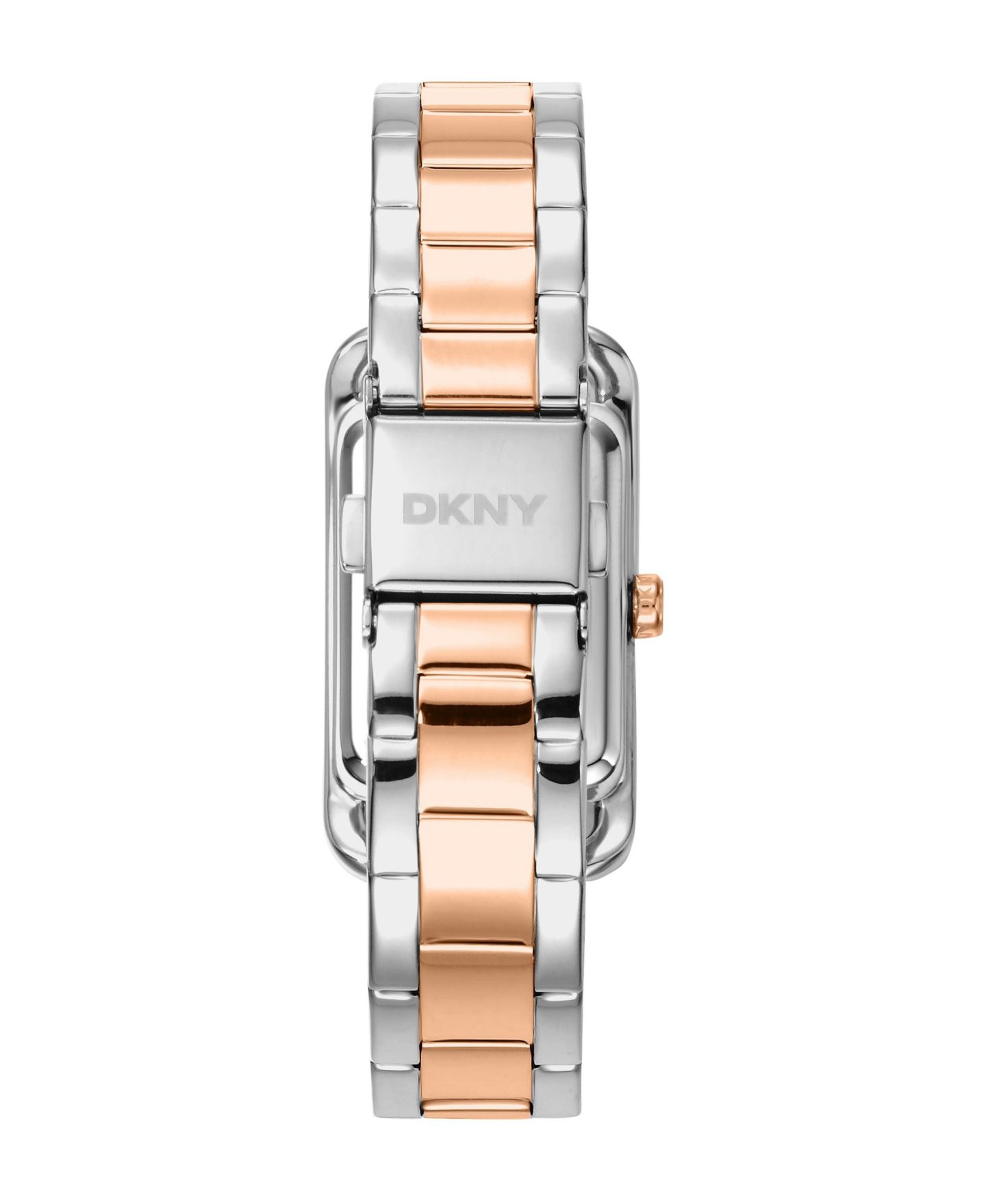 Женские часы DKNY Quartz Water-Resistant Two-Tone Stainless Steel Bracelet Watch, 22mm, цвет: Двухцветный — фото 3
