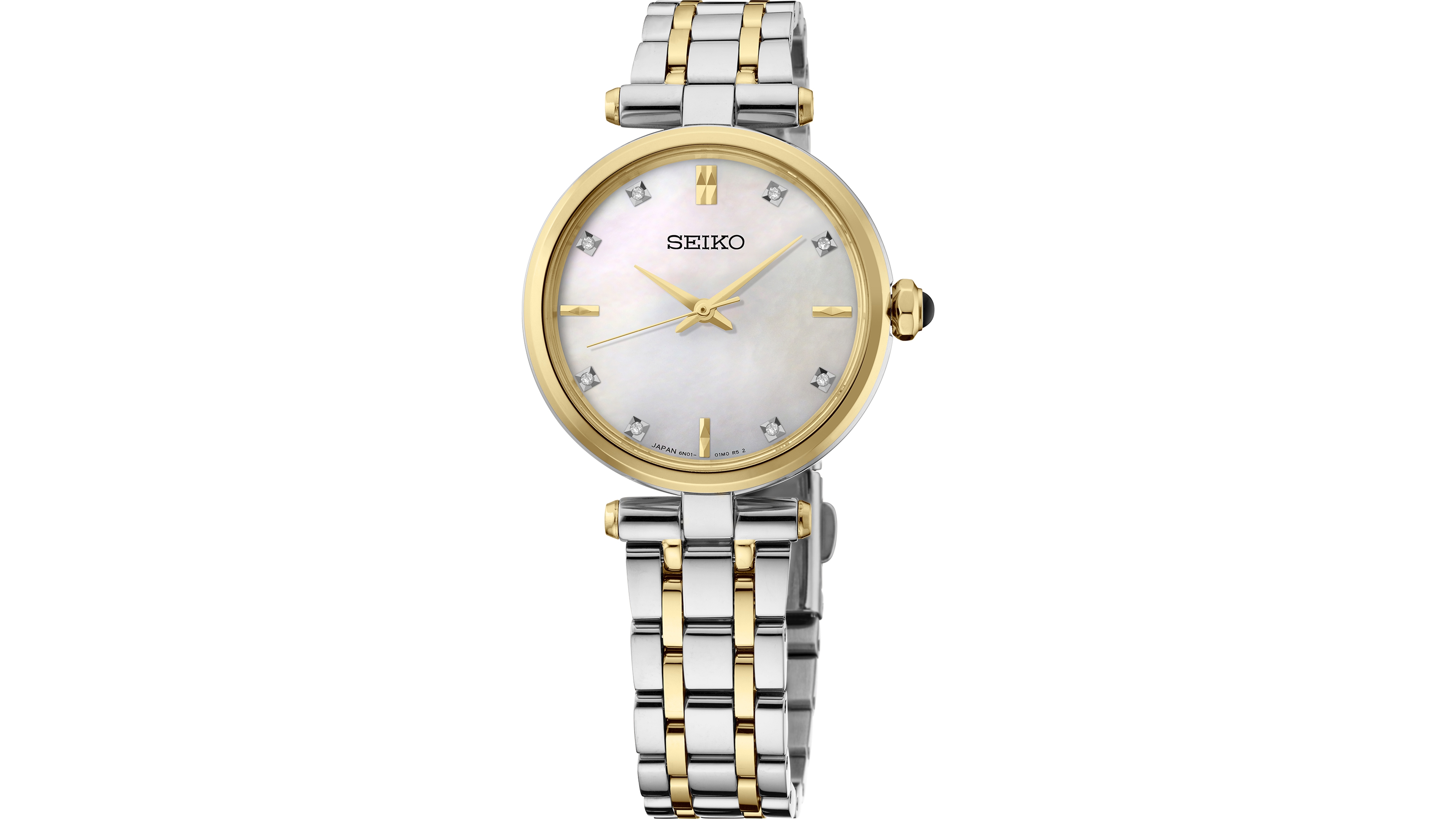 Seiko Women's Diamonds Two-Tone Stainless Steel Bracelet Watch 29mm