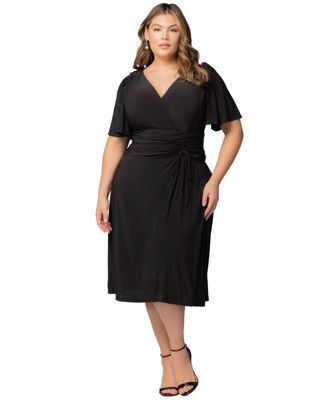 Plus Size Jemma Ruched Tie Dress