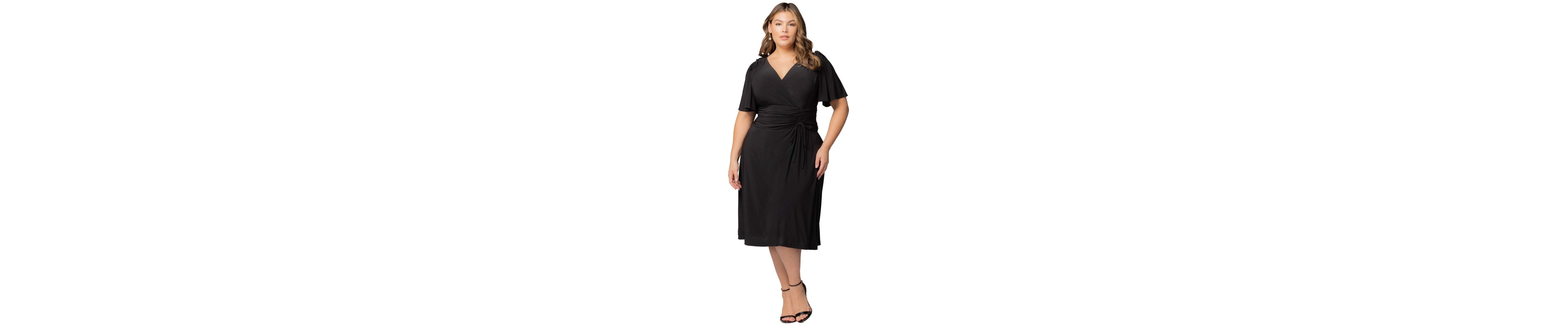 Kiyonna Plus Jemma Ruched Tie Dress
