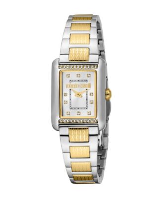 Women's Quartz Water-Resistant Galante Two-Tone Stainless Steel Bracelet Watch, 22mm