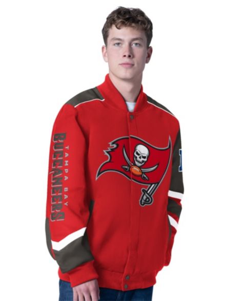 Мужская куртка G-III Sports by Carl Banks Red Tampa Bay Buccaneers Prime Time Full-Zip Racing