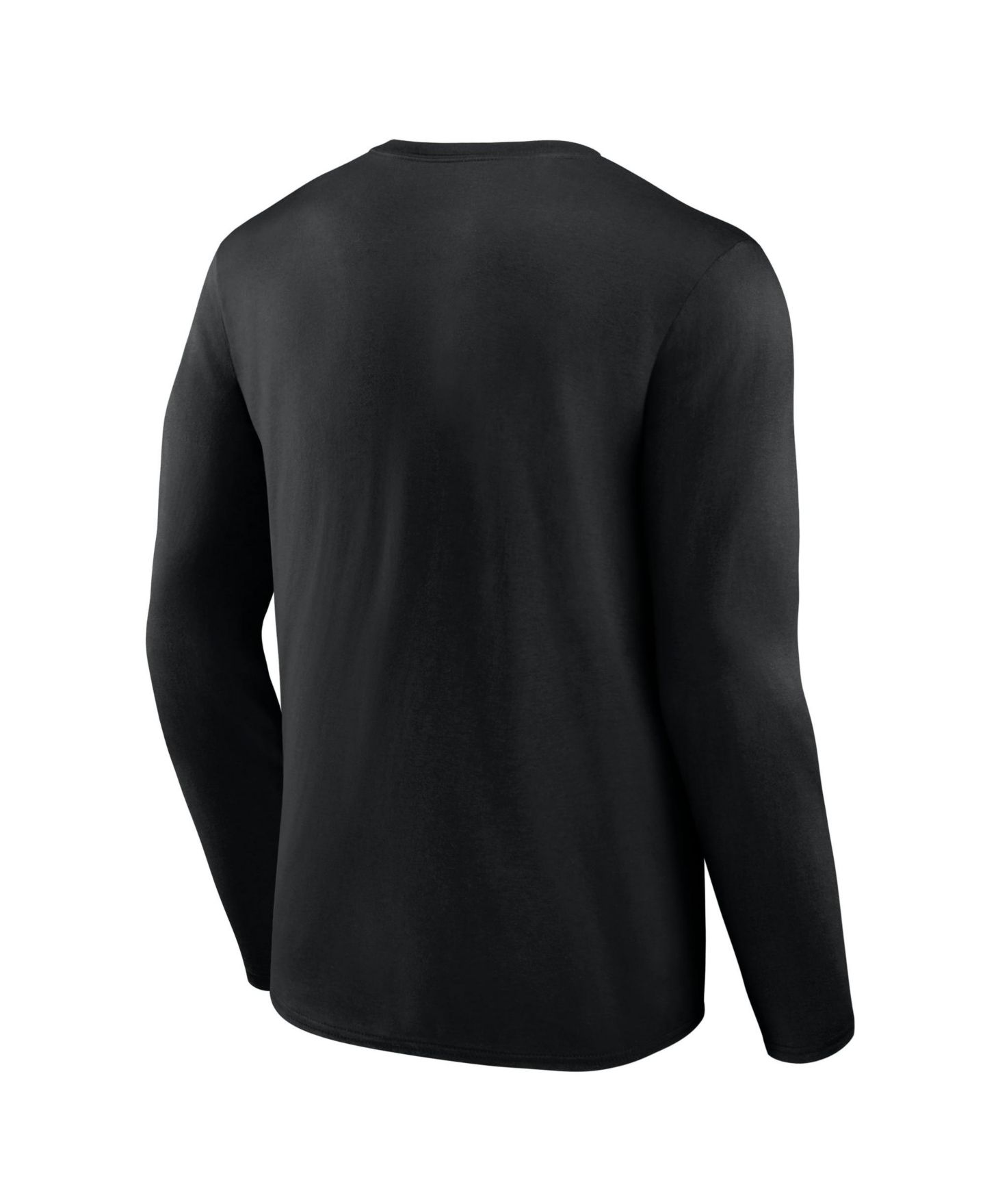 Мужская футболка Logo Athletic Black Las Vegas Raiders Primary Logo Long-Sleeve — фото 4