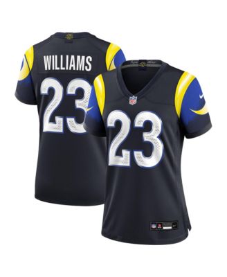 Women's Kyren Williams Dark Blue Los Angeles Rams Rivalries Collection Game Jersey