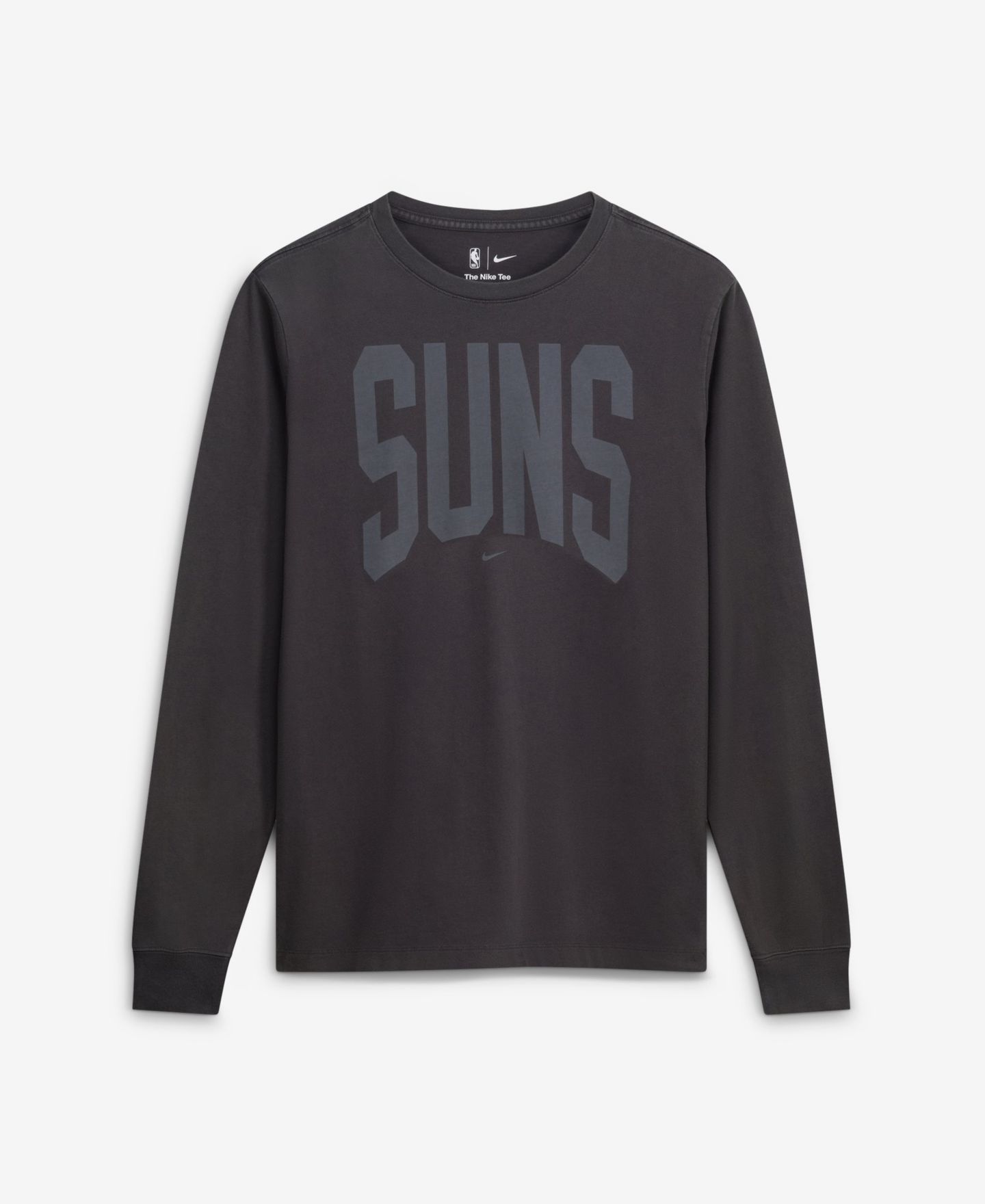 Мужская футболка Nike Charcoal Phoenix Suns 2026 Standard Issue Travel Long-Sleeve — фото 1
