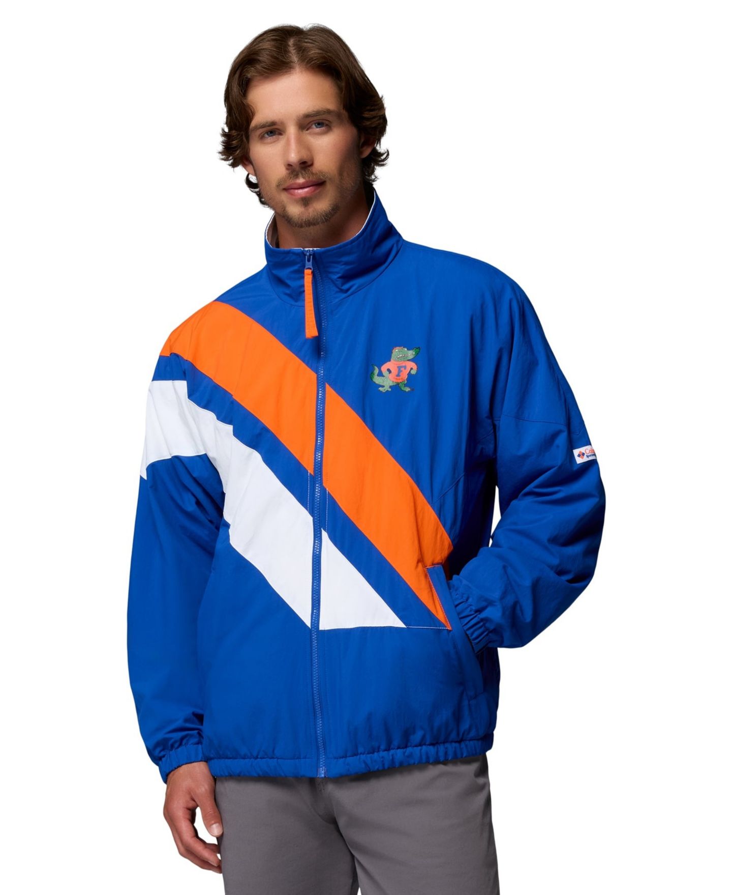 Мужская куртка Columbia Royal Florida Gators Reventure Full-Zip Windbreaker Omni-Shield — фото 4