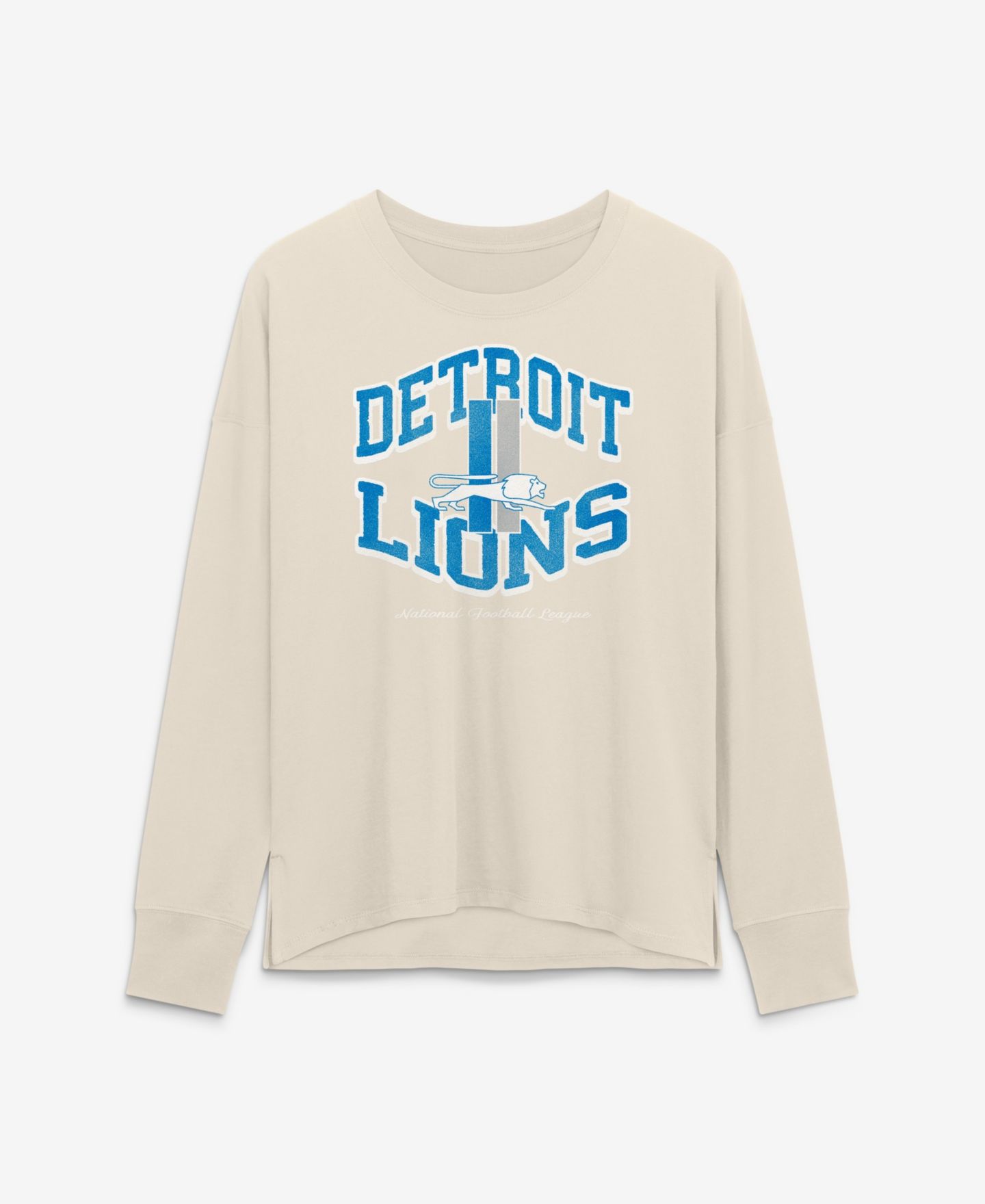 Женская футболка Fanatics Cream Detroit Lions Heritage Legacy Long-Sleeve — фото 1