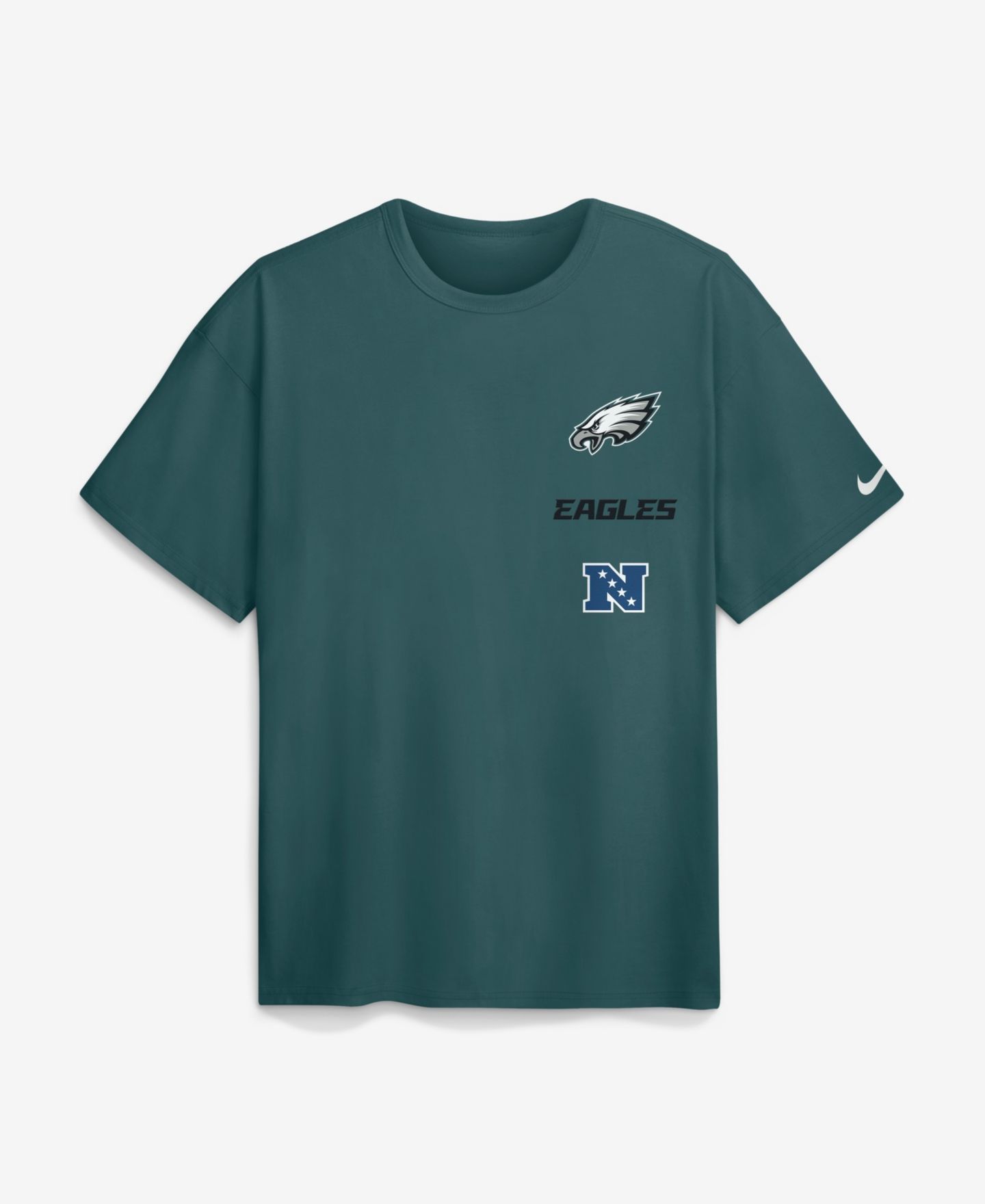 Мужская футболка Nike Midnight Green Philadelphia Eagles The Forward Heavyweight Max90 — фото 2
