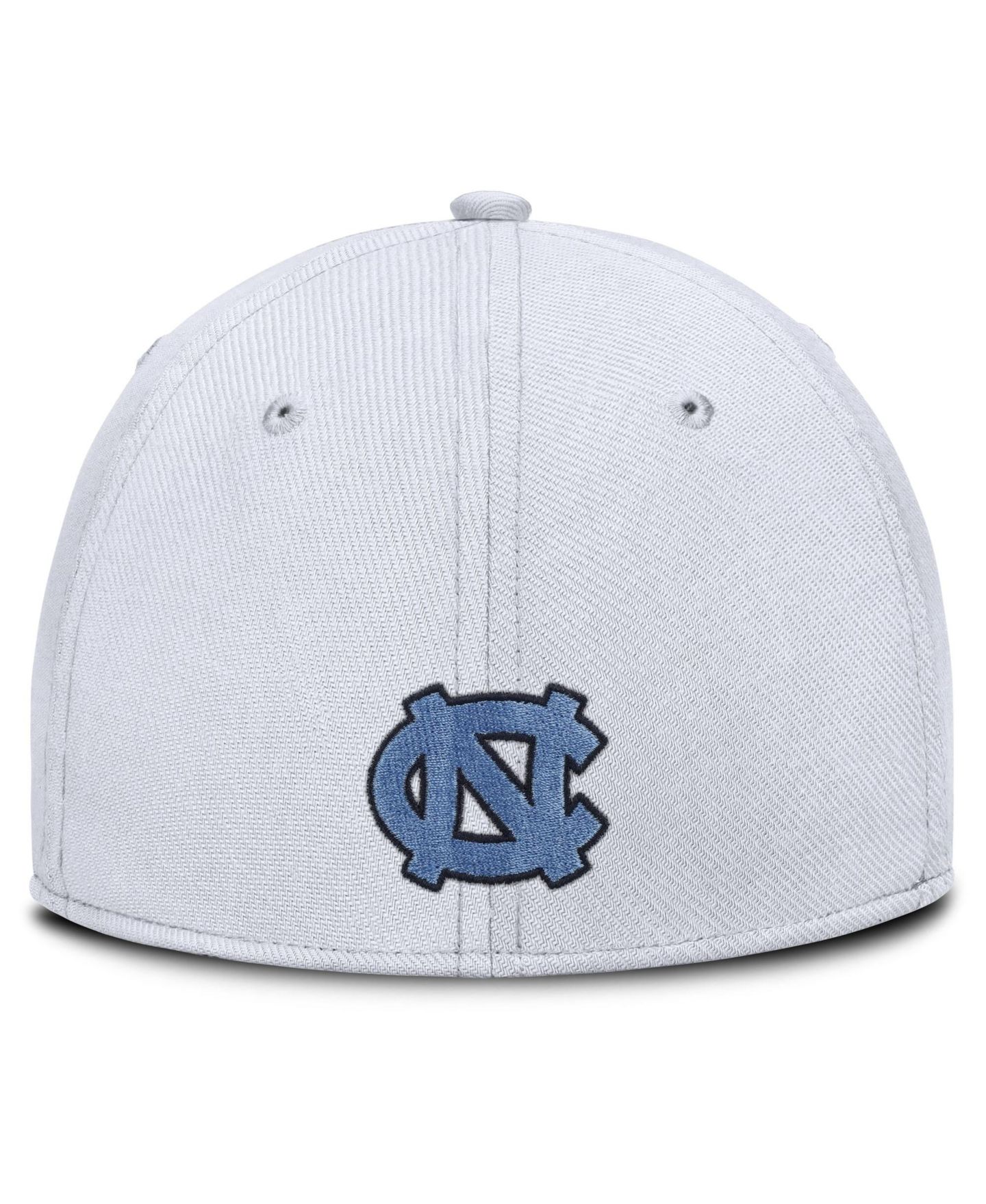 Мужские головные уборы Jordan White North Carolina Tar Heels Letter Rise Swoosh Flex Dri-FIT Hat — фото 4