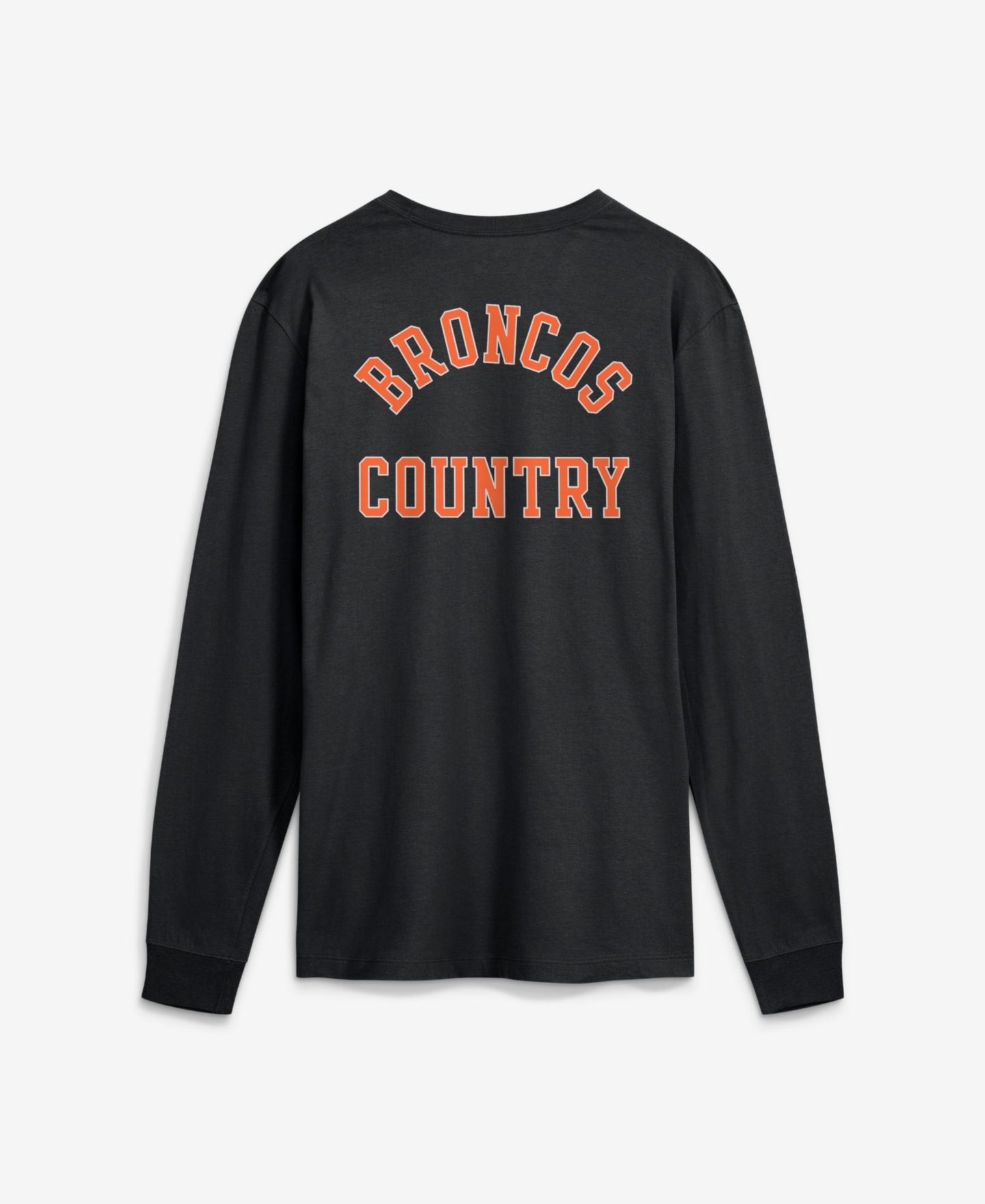 Мужская футболка Nike Black Denver Broncos Double Rewind Long-Sleeve — фото 3