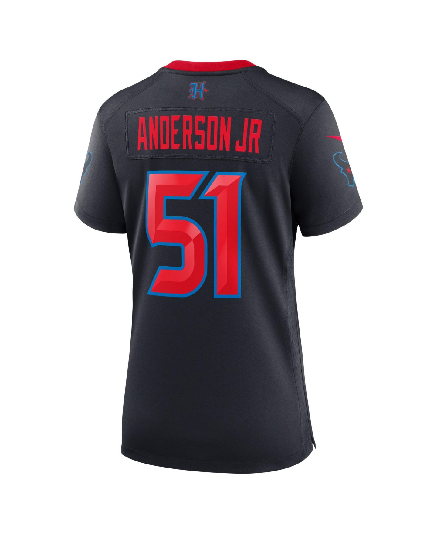 Женский топ Nike Will Anderson Jr. Navy Houston Texans Alternate 2 25th Season Game Jersey — фото 3