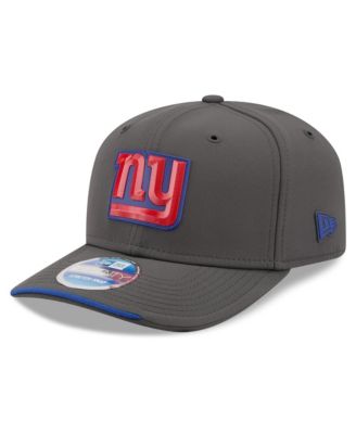 Men's Charcoal New York Giants 2026 Sideline Cold Weather 9SEVENTY Adjustable Hat