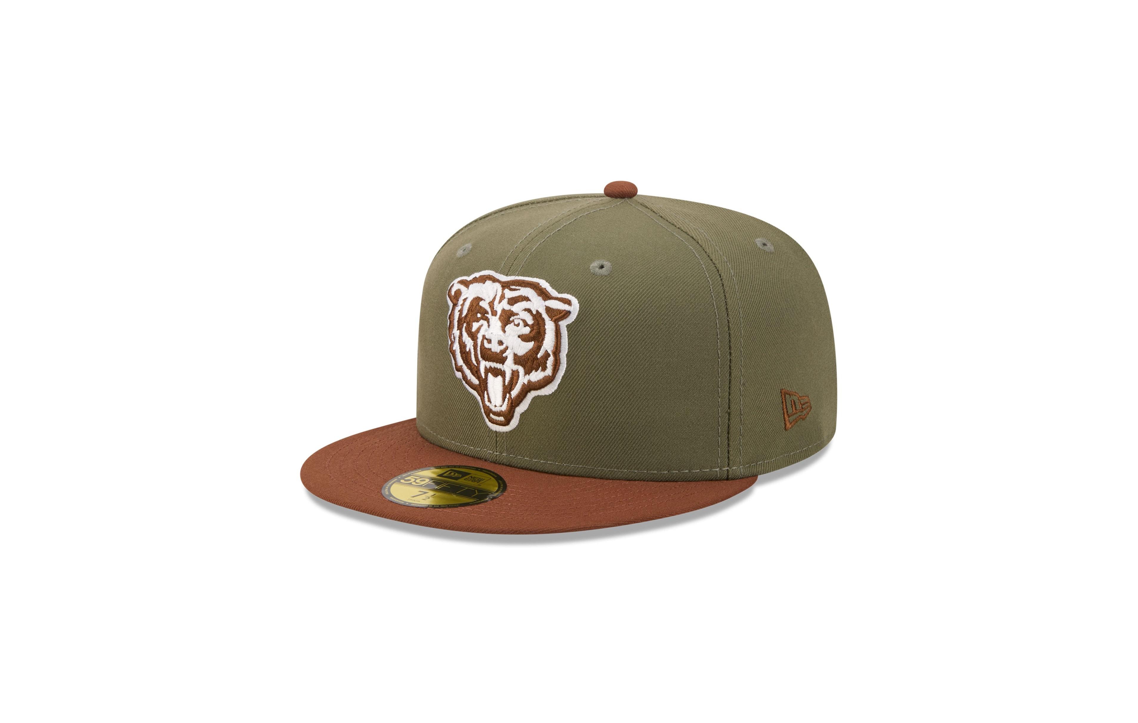 New Era Men's Olive/Brown Chicago Bears Color Pack 59FIFTY Fitted Hat