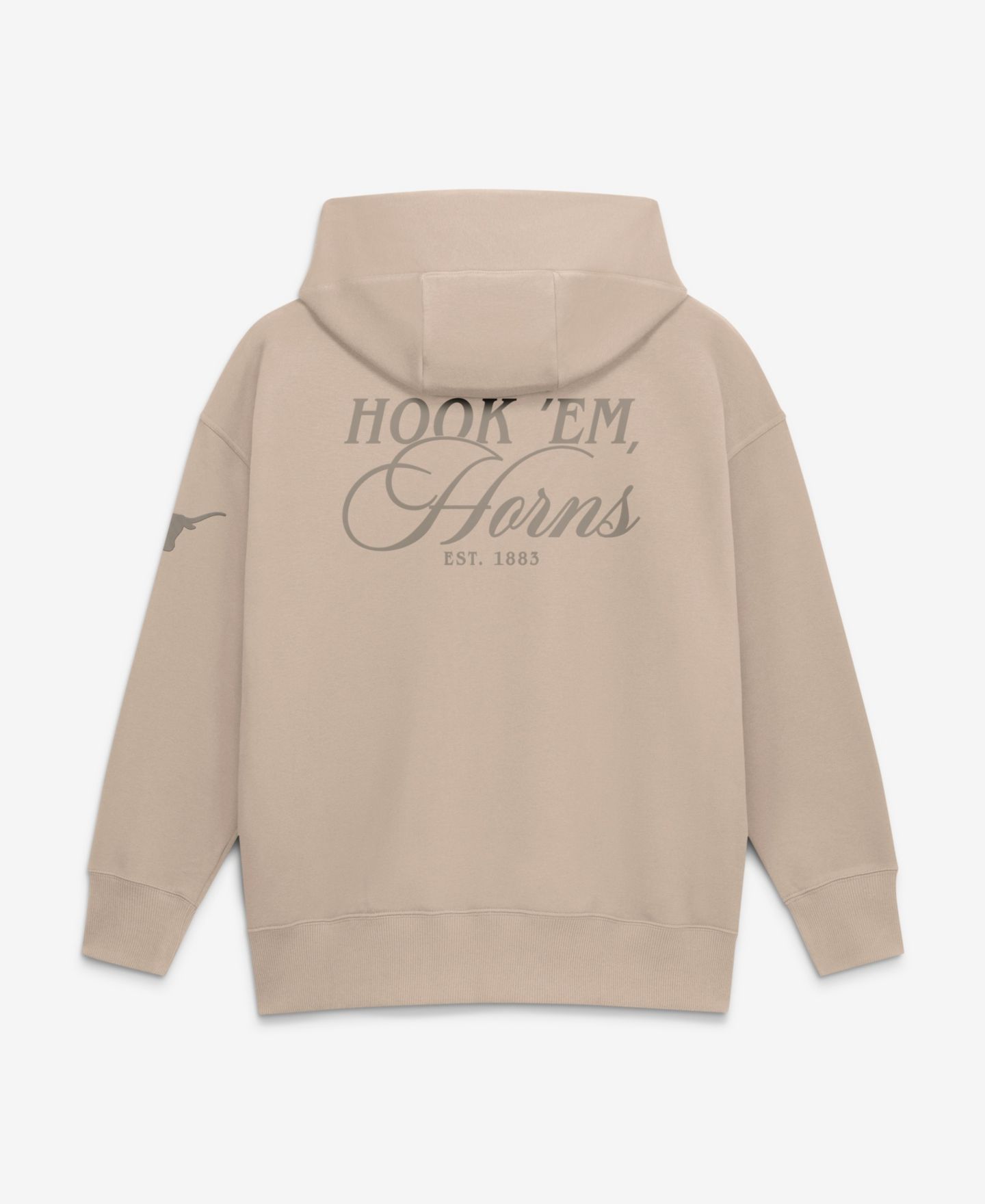 Женское худи Nike Tan Texas Longhorns Neutral Stance Phoenix Fleece Oversized — фото 3