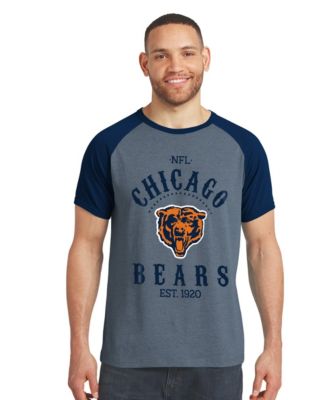 Men's Navy Chicago Bears Raglan T-Shirt