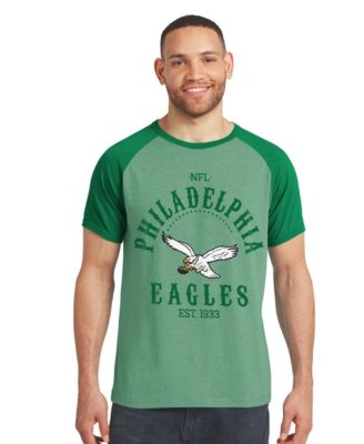 Men's Kelly Green Philadelphia Eagles Raglan T-Shirt