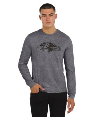 Men's Charcoal Baltimore Ravens Four Down Long-Sleeve T-Shirt