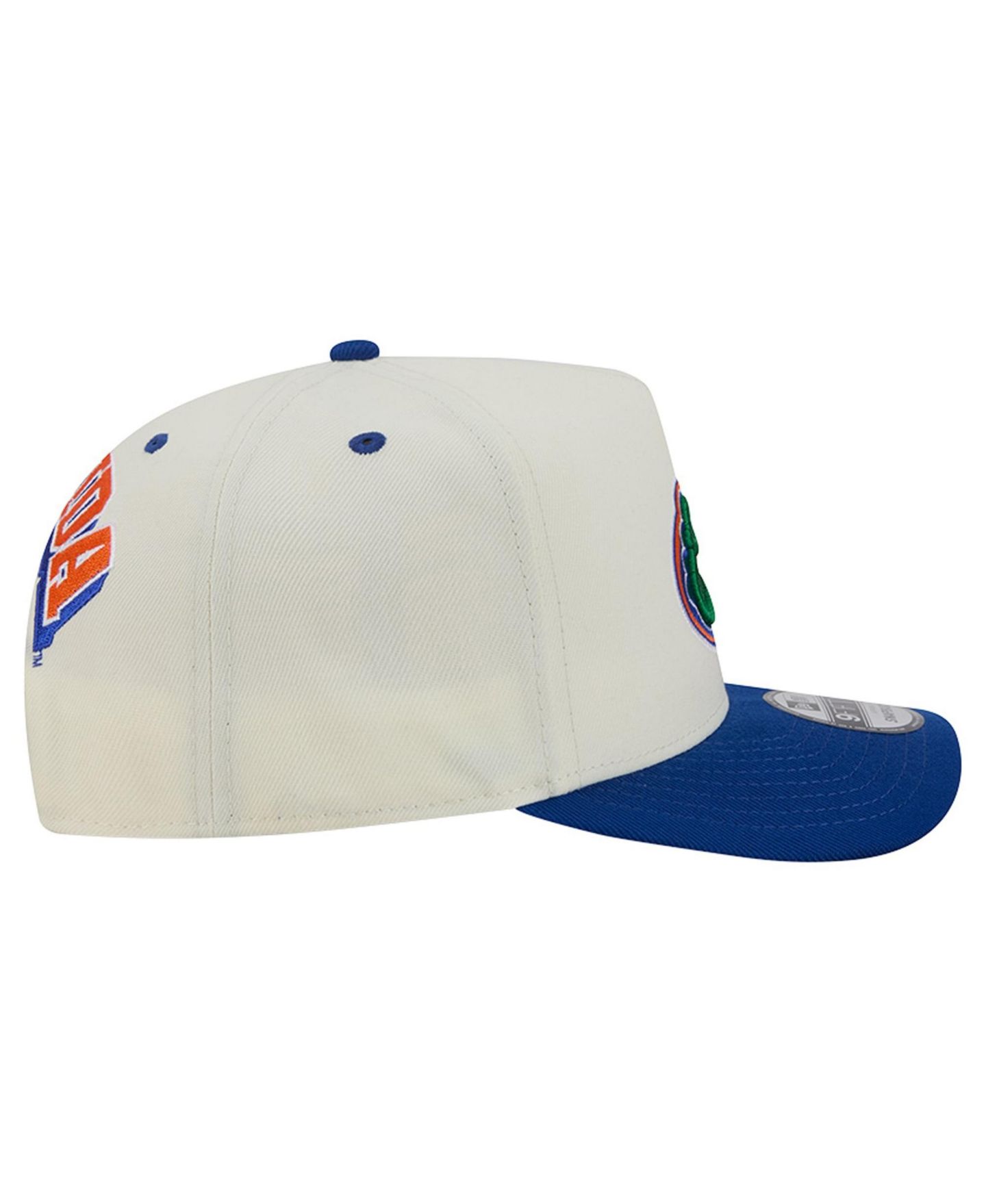 Кепка New Era White/Royal Florida Gators 9FIFTY A-Frame Snapback Hat — фото 7
