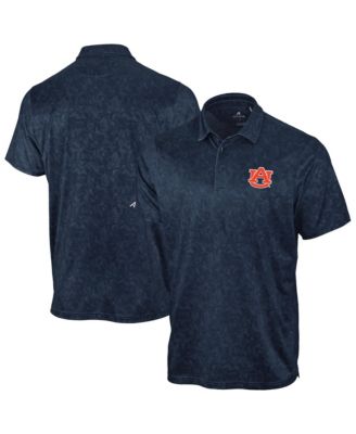 Men's Navy Auburn Tigers Lush Polo Shirt